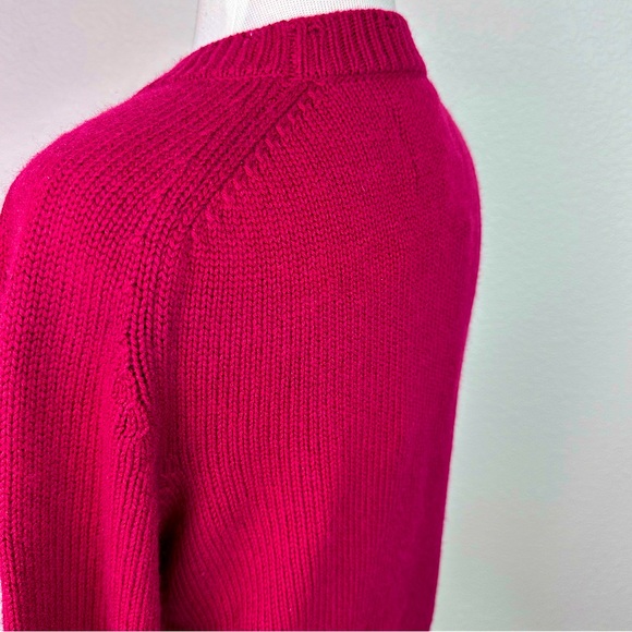 NWT Sandrine Rose Wool Cashmere Boys Don’t Cry Embroidered Sweater Wine Red‎ Sm - Picture 5 of 12